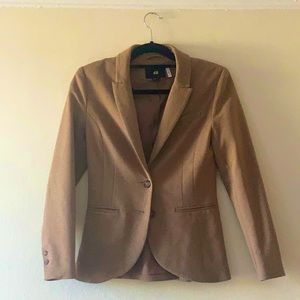 H&M TAN TAILORED BLAZER